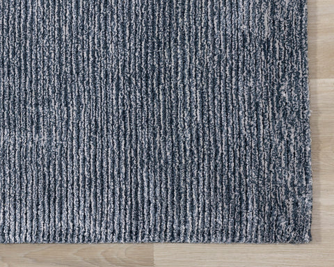 Ashford Handtufted Rug - Blue Grey edge