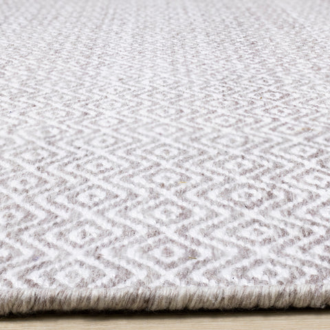 Aspen Woven Rug - Tessellated Diamonds pile height