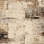 Aurora Distressed Rug - Cream Brown full sample