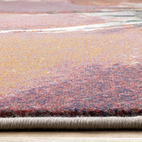 Aurora Rug - Floral pile height