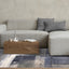 Aurora Rug - Brushstrokes in living room setting