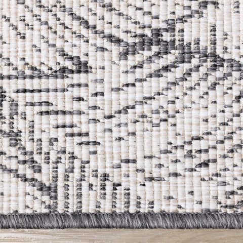 Bristol Reversible Indoor / Outdoor Rug - Leaves side detail