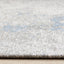 Cathedral Rug - Marbled Blue Grey pile height