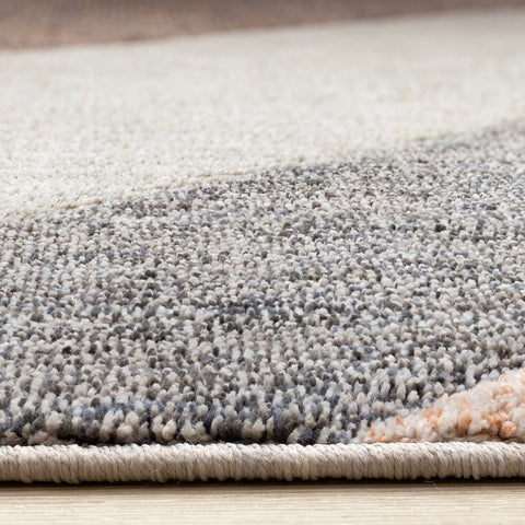Cora Rug - Geometric Pink Taupe pile height