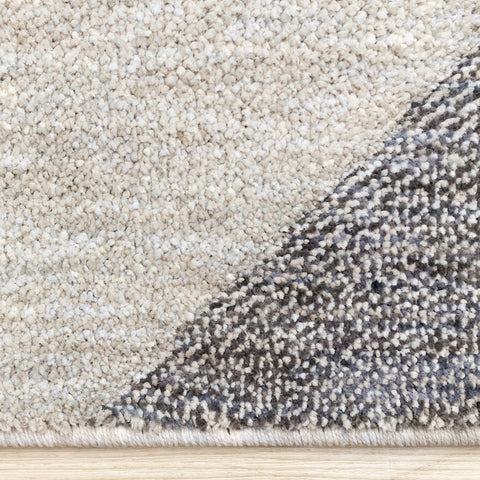 Cora Rug - Geometric Pink Taupe side detail
