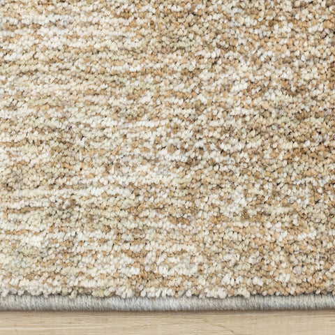 Cora Rug - Geometric Black Brown side detail