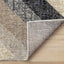 Cora Rug - Diamonds corner flipped to show underside