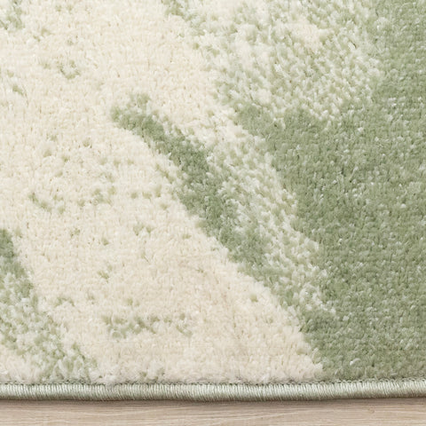 Eclipse Rug - Floral Green side detail