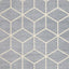 Eclipse Rug - Modern Blue Lattice sample