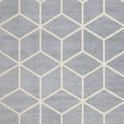 Eclipse Rug - Modern Blue Lattice sample