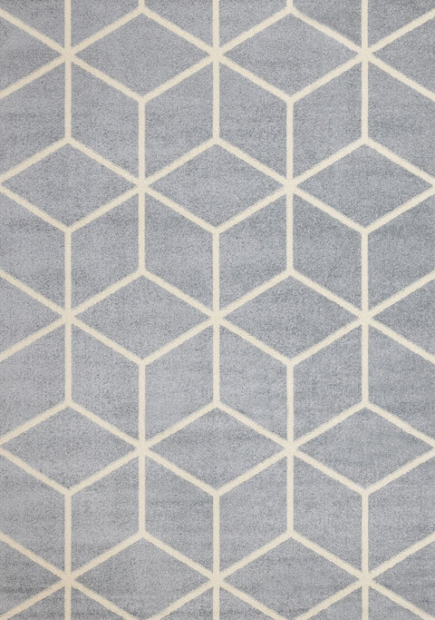 Eclipse Rug - Modern Blue Lattice full sample