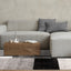 Eclipse Rug - Modern Geometric Grey in living room setting