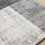 Eclipse Rug - Modern Geometric Grey corner