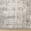 Eclipse Rug - Modern Geometric Grey corner detail