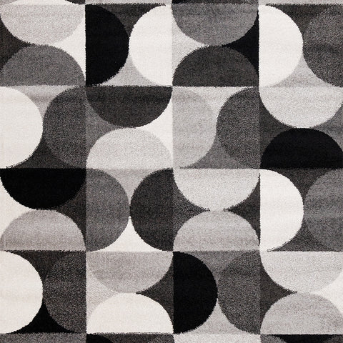Eclipse Rug - Mid-Century Modern Grey sample