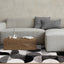 Eclipse Rug - Mid-Century Modern Grey in living room setting