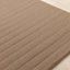 Ella Rug - Brown Curved Lines corner