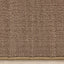 Ella Rug - Brown Curved Lines side detail