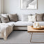 Ellington Rug - Grey Border in living room setting