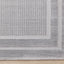 Ellington Rug - Grey Border corner detail