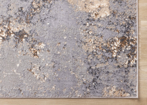Emory Rug - Taupe Granite corner detail