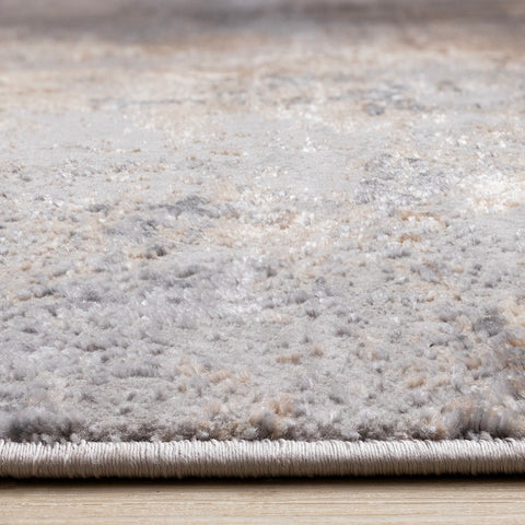 Emory Rug - Taupe Granite pile height