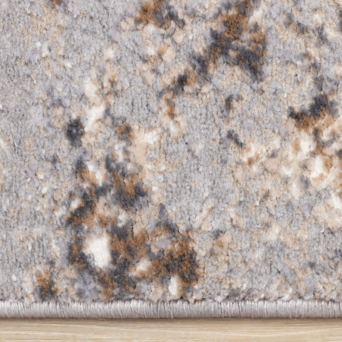 Emory Rug - Taupe Granite side detail