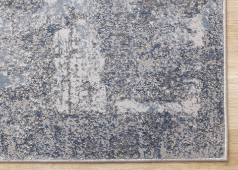Emory Distressed Rug - Grey corner detail