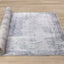 Emory Distressed Rug - Grey roll on floor