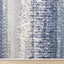 Fresco Distressed Rug - Blue Grey corner detail