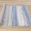 Fresco Distressed Rug - Blue Grey roll on floor