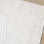 Hayden Rug - Light Cream Swirl corner
