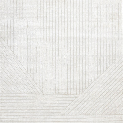 Hayden Rug - Light Cream Modern Lines sample