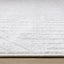 Hayden Rug - Light Cream Modern Lines pile height