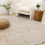 Leo Rug - Geometric Arches in living room setting