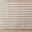 Leo Rug - Geometric Arches corner detail