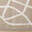 Leo Rug - Beige Organic Lines corner detail
