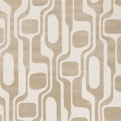 Leo Rug - Beige Mid-Century Modern sample