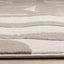 Leo Rug - Beige Mid-Century Modern pile height