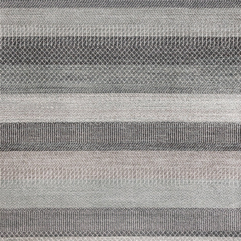 Mae Rug - Grey Taupe Bands sample