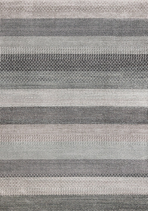 Mae Rug - Grey Taupe Bands full sample