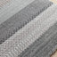 Mae Rug - Grey Taupe Bands corner