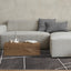 Mae Rug - Grey White Organic Lines in living room setting