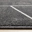 Mae Rug - Grey White Organic Lines pile height