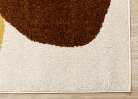 Malibu Rug - Pebbles corner detail