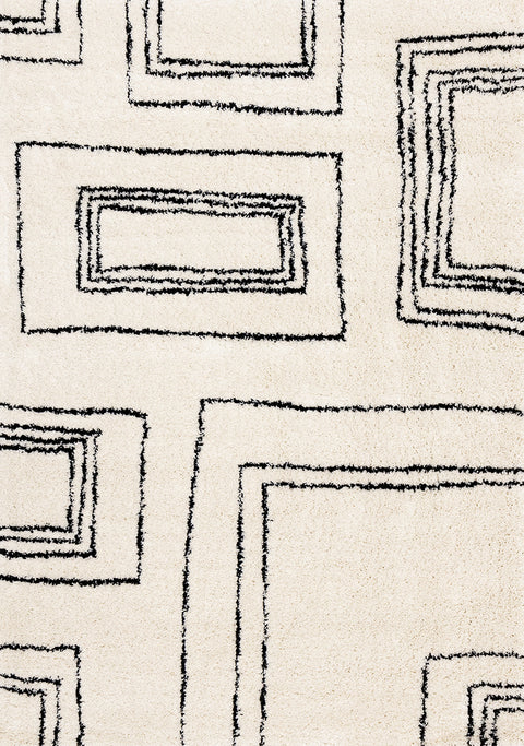 Maroq Shag Rug - Blocky full sample
