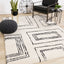 Maroq Shag Rug - Blocky in living room setting