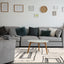 Maroq Shag Rug - Blocky in living room setting