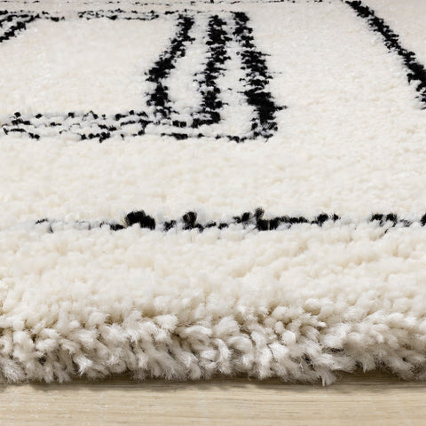 Maroq Shag Rug - Blocky pile height