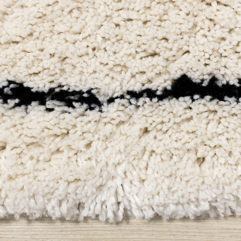 Maroq Shag Rug - Blocky side detail